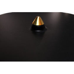 Lampadaire à poser HAT - Noir & Laiton