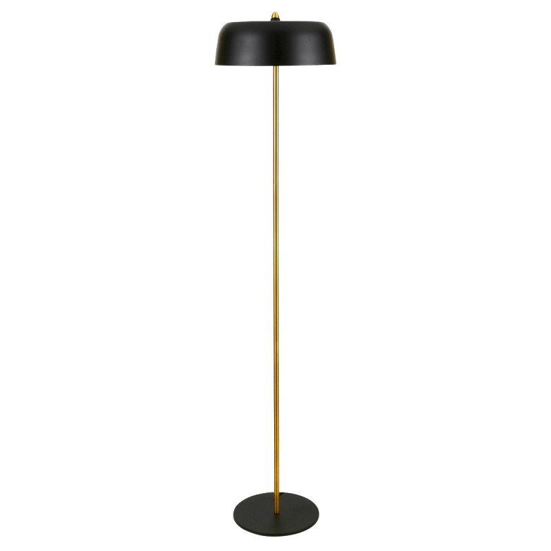 Lampadaire à poser HAT - Noir & Laiton