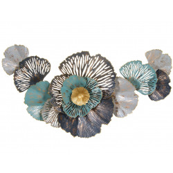 Décoration murale LACE Blue & Gold  - 90x50cm 