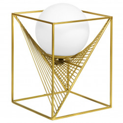 Lampe à poser GOBE - Acier doré