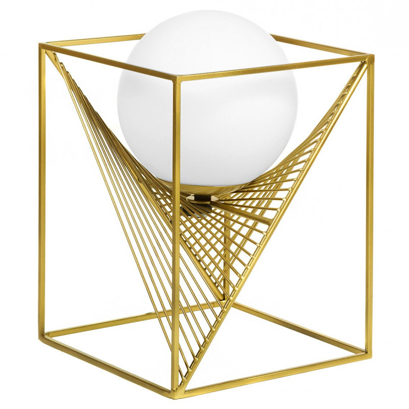 Lampe à poser GOBE - Acier doré