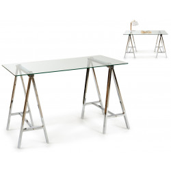 Bureau VINEL - Acier & verre trempé