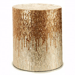 Tabouret / Table d'appoint ASOULI - Nacre