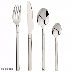 Ménagère 16 pièces en inox - ALICIA