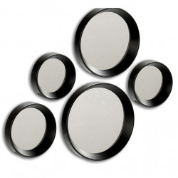 Ensemble de 5 miroirs RUNDI - Noir ou Blanc
