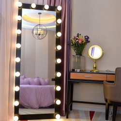 Miroir MAKY Full body - Aluminium noir mat