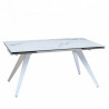 Table à manger extensible DUKEN - White