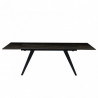 Table à manger extensible NUKEM - Black