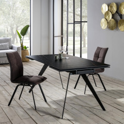Table à manger extensible NUKEM - Black
