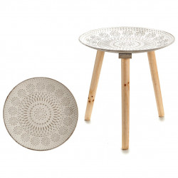Table d'appoint LAMASA patinée - Deux formats