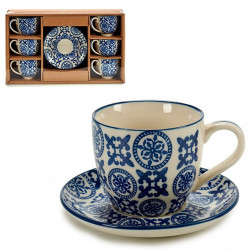 Coffret service à café 6pers - BLUE ORIENT
