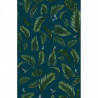 Papier Peint  JUNGLE - Bleu royal - 10m x 53 cm