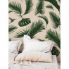 Papier Peint  JUNGLE - Sable - 10m x 53 cm