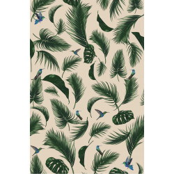 Papier Peint  JUNGLE - Sable - 10m x 53 cm