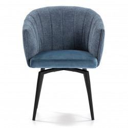 Fauteuil pivotant SHELL - Cobalt