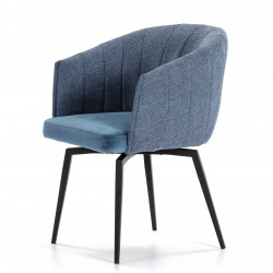 Fauteuil pivotant SHELL - Cobalt