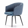 Fauteuil pivotant SHELL - Cobalt