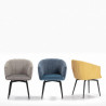 Fauteuil pivotant SHELL - Cobalt