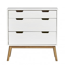 Commode ZICO Blanc & Chêne - S