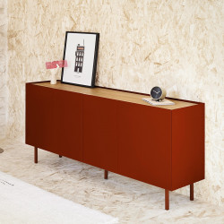 Buffet bas VISION - Carmin