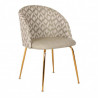 Chaise LALY Cotton & Gold - Jazz Edition