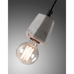 Suspension Marbre Blanc de Carrare
