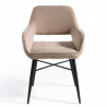 Fauteuil NOMO - Toile de coton Beige