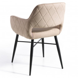 Fauteuil NOMO - Toile de coton Beige