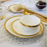 Service de table 24 pièces - YAKA Or & soupière offerte