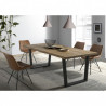 Fauteuil LEYNA - Cuir cognac