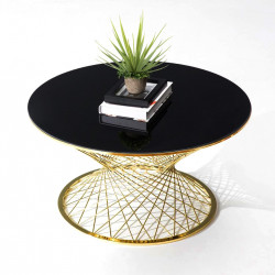 Table TWIST Black & Gold