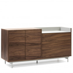 Buffet PURAVIDA - Noyer & Blanc