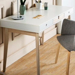 Bureau RANDAL - White & Natural