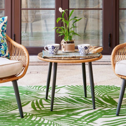 Ensemble 3 pièces outdoor EDEN ( 1 + 1 + table basse)