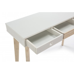 Console RANDAL - White & Natural