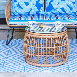 Ensemble 5 pièces outdoor PIORA ( 2 + 1 + 1 + 2 table basse)