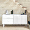 Buffet bas POINT - White Edition