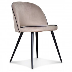Chaise GONG Cordon - Taupe