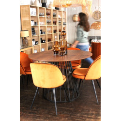 Chaise GONG Cordon - Ocre