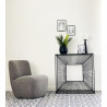 Fauteuil DOUDY - Toile chinée grise