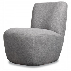 Fauteuil DOUDY - Toile chinée grise