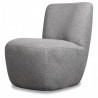 Fauteuil DOUDY - Toile chinée grise