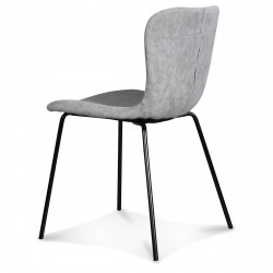 Chaise YOLA - Velours cottelé