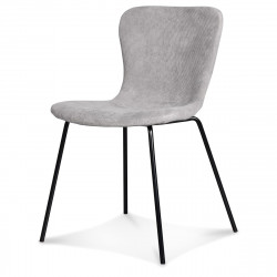 Chaise YOLA - Velours cottelé
