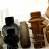 Vase ZAGY en vere soufflé Ambre