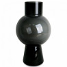 Vase PELOTA - Large - verre soufflé Noir