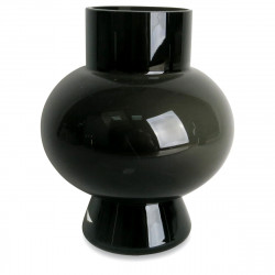 Vase PELOTA - Medium - verre soufflé Noir