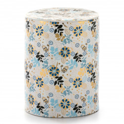 Tabouret JEISEY - Céramique Blue & Gold