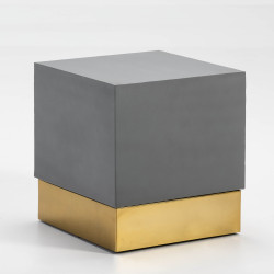 Duo de tables CUBIK - Grey & Gold