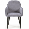 Fauteuil KARL - Velours côtelé GRIS